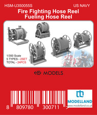 HS Model HSM-U350055S Fire Fighting & Fuel Hose Reels 24 PCS 5 Types x 2 Sets