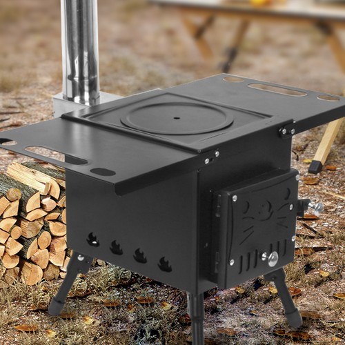 Portable wood stove with - portable,