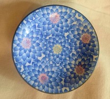 John Jenkins small blue porcelain Plate made in Japan pin dish Ornamental dish