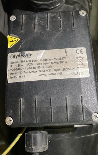 Hydroair ha460 whirlpool - hydroair,