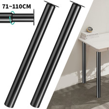 710-1100MM Adjustable Kitchen Worktop Desk Breakfast Bar Table Leg 60mm Bar UK