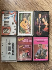Guitar Cassettes X 6 Bert Weedon Chet Atkins Mark Knopfler