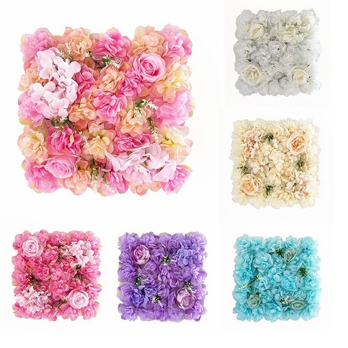 Plastic artificial rose wall - artificial,