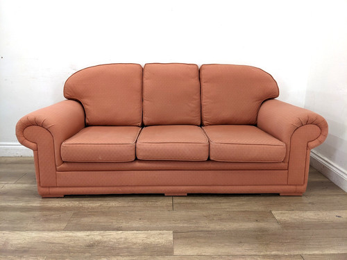 Sofa seater coral pink - sofa,