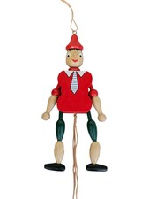 VINTAGE WOOD PINOCCHIO PULL