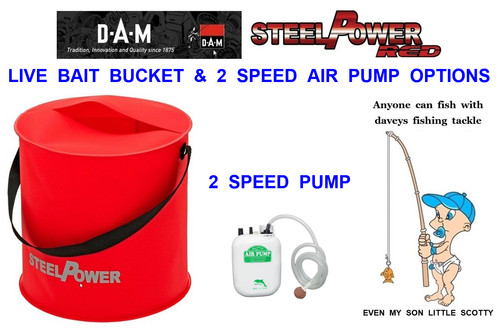 Dam live bait bucket air - dam:,