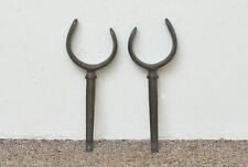 pair of brass/bronze boat rowlocks metal dingy oar holders- FREE POSTAGE