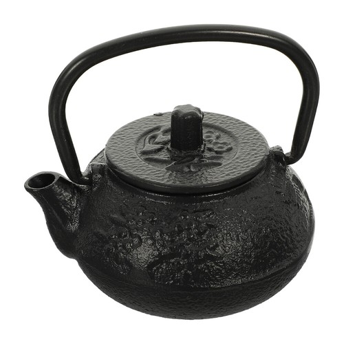 Small rustic cast iron teapot - small,