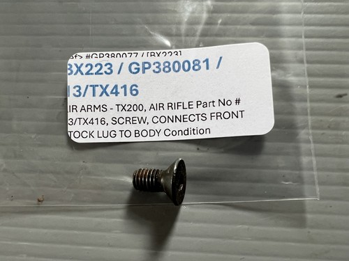 Spare part for air arms - air,