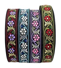 10m Jacquard Ribbon/Trim