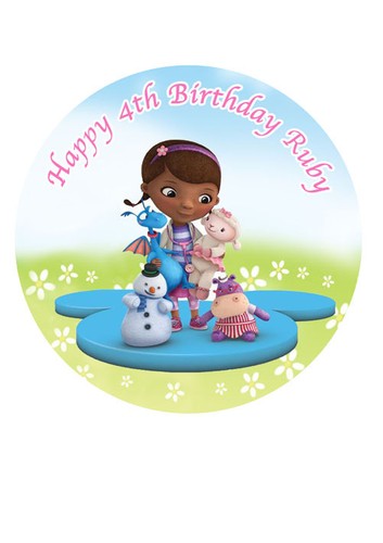 Doc mcstuffins cake - doc, topper