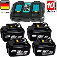 4x 18V 5.0AH 6.0AH 9.0AH Battery For Makita BL1850B BL1830B BL1860B LED Display DP