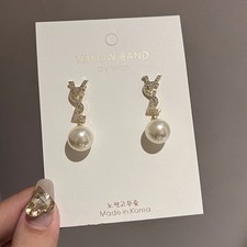 Women’S Sliver Diamond Pearl