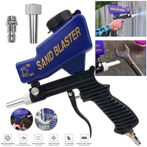Air sandblasting gun - sandblasting, hand