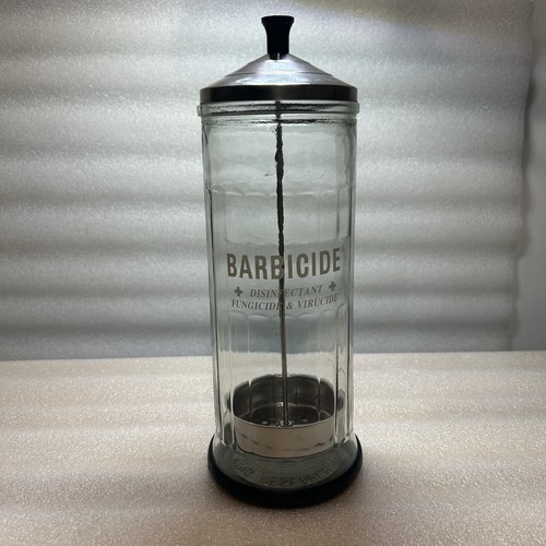 Barbicide disinfectant glass - barbicide,