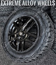 16" Black WX5 Alloy Wheels Fits Nissan Primastar 5x118 Vans + BF Goodrich Tyres