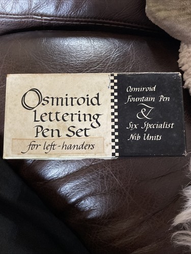 Vintage osmiroid lettering - vintage,