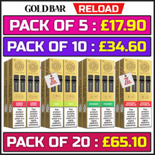 Gold Bar Reload Pods |