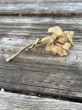 Gilded Figural Lily Flower