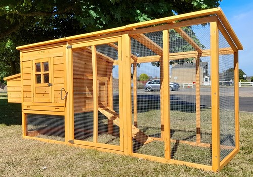 8ft chicken coop run - 8ft, house