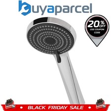 Triton Sara Shower Head Chrome Universal 3 Spray Modes High Flow High Pressure