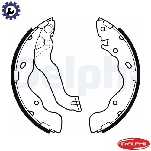 Brake shoe set - shoe, for