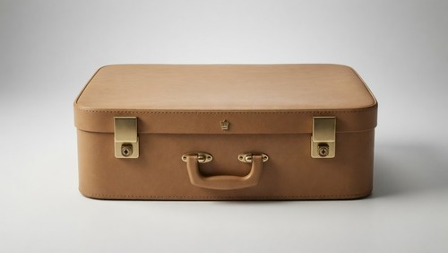 Vintage luggage tan medium - luggage,