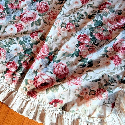 Vintage 90s floral rose - floral,