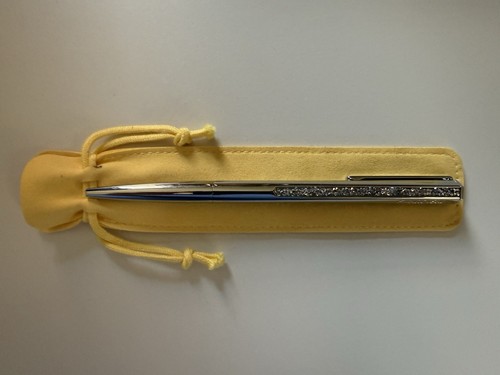 Swarovski silver ball point - swarovski,