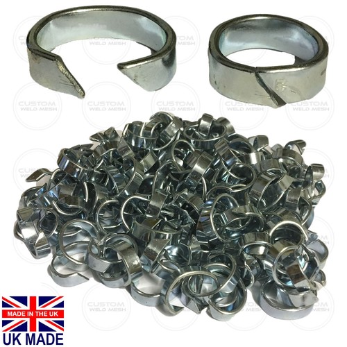 Netting clips zinc plated - clips,