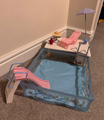 Vintage barbie cali girl pool - barbie,