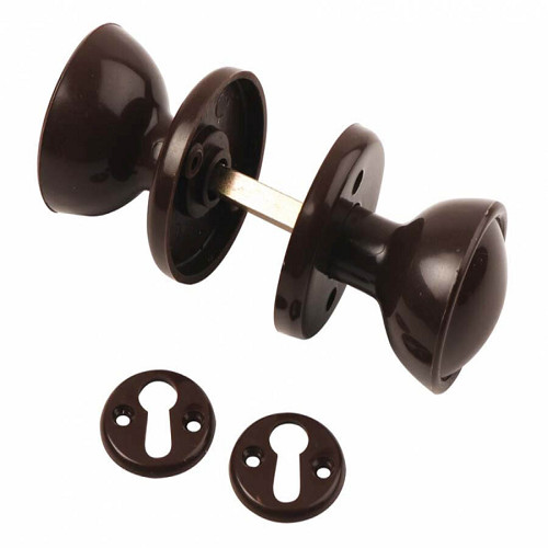 Plastic rim mortice knob - knob, set
