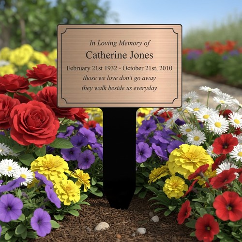 Personalised memorial stake - memorial,