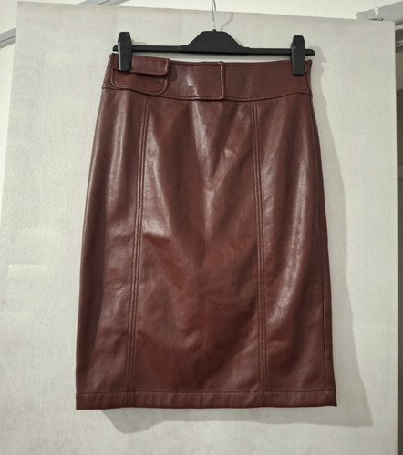 Asos design burgundy faux - design,