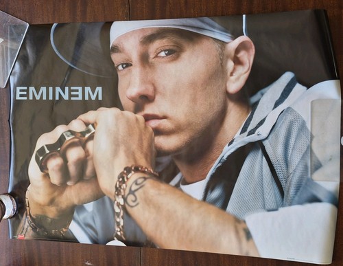 Eminem brass knuckles portrait - eminem,
