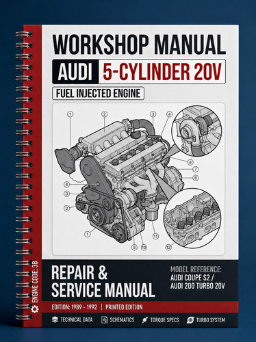 Audi cylinder 20v engine - 5-cylinder,
