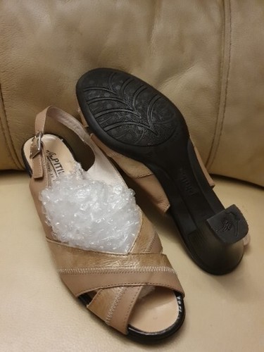 Pitillos cream sling back peep - cream,