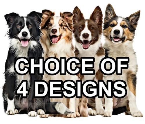 Border collie self adhesive - border,