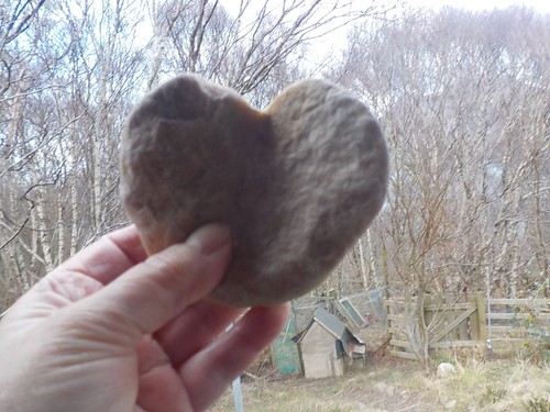 Schist heart shape naturally - heart,