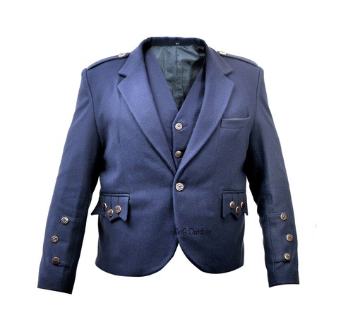 Men navy blue wool - men's,