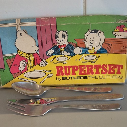 Vintage rupert bear stainless - vintage,