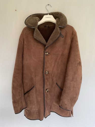 Vintage genuine sheepskin coat - vintage,