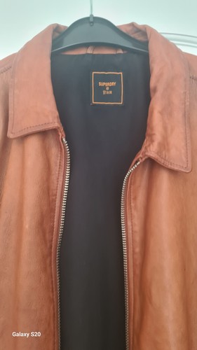 Superdry tan lamb leather - tan,