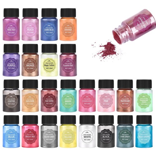 Colors mica powder set - powder, 20g