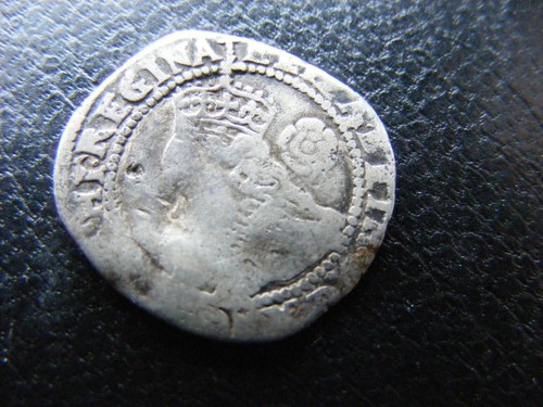 G422 elizabeth threepence - elizabeth, i