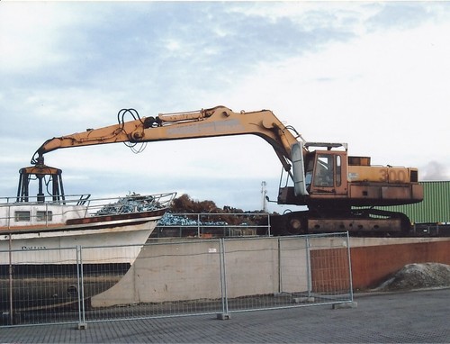 Old excavator case poclain 300 - excavator,