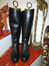 Antique Pair of Wooden Boot