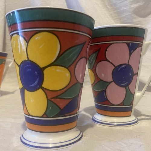 Art deco mug wren - 2, by