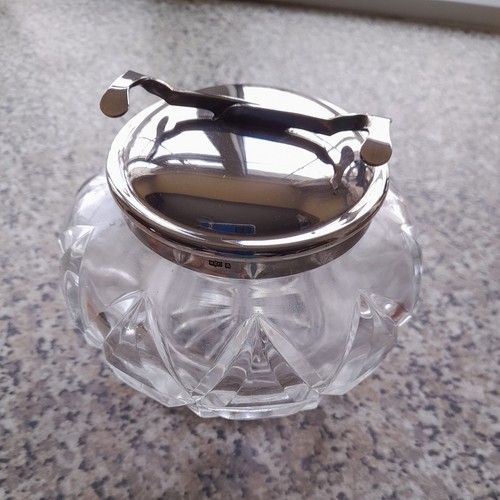 Vintage glass sugar bowl - glass,