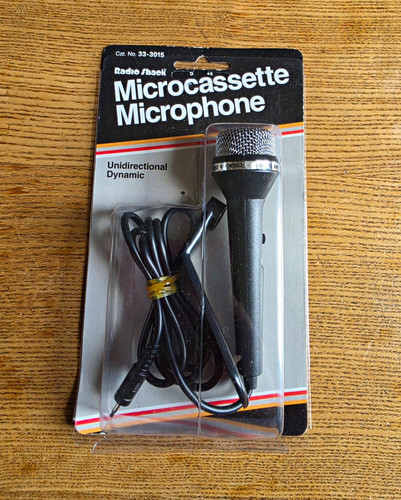 Radioshack microcassette mic - radioshack,